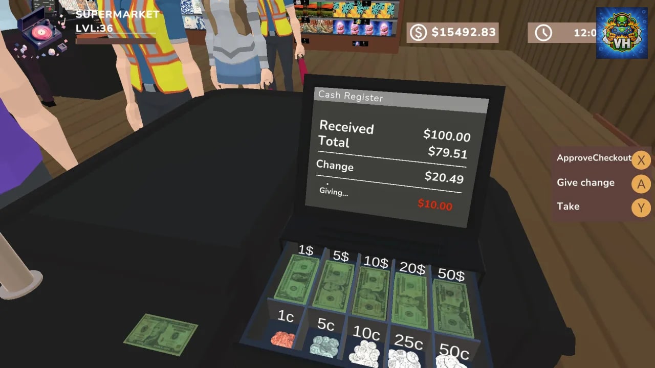 All-Star Supermarket Simulator: Vinyl Vibes Nintendo Switch - ảnh màn hình 1