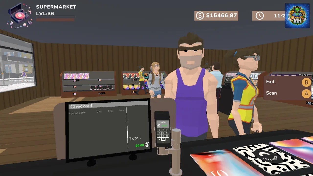 All-Star Supermarket Simulator: Vinyl Vibes Nintendo Switch - ảnh màn hình 3
