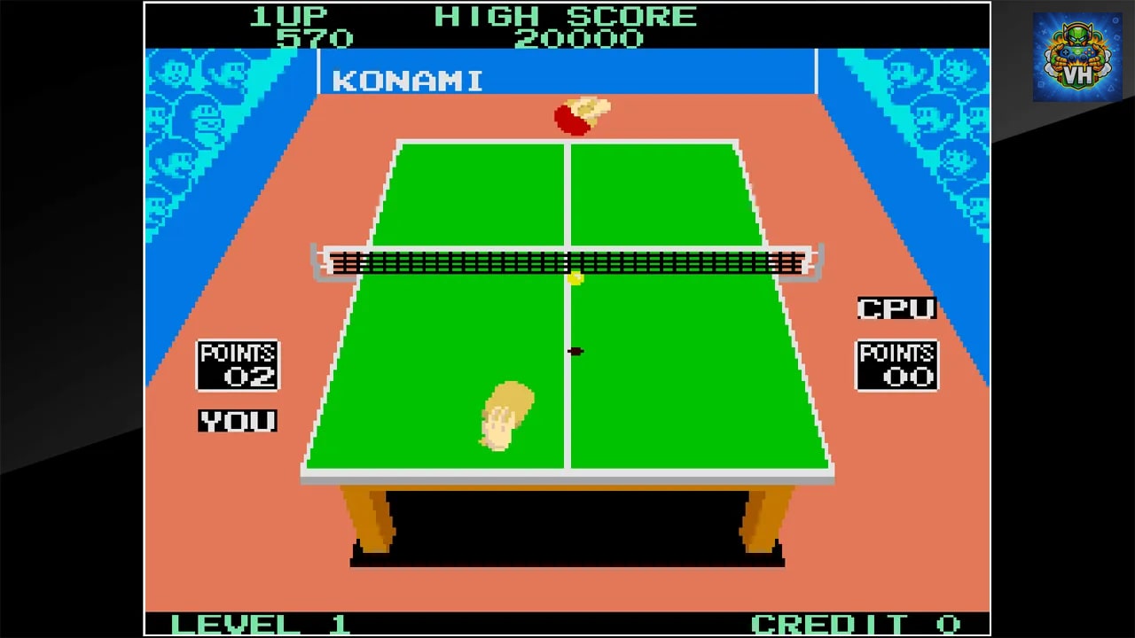 Arcade Archives KONAMI’s TABLE TENNIS Nintendo Switch - ảnh màn hình 4
