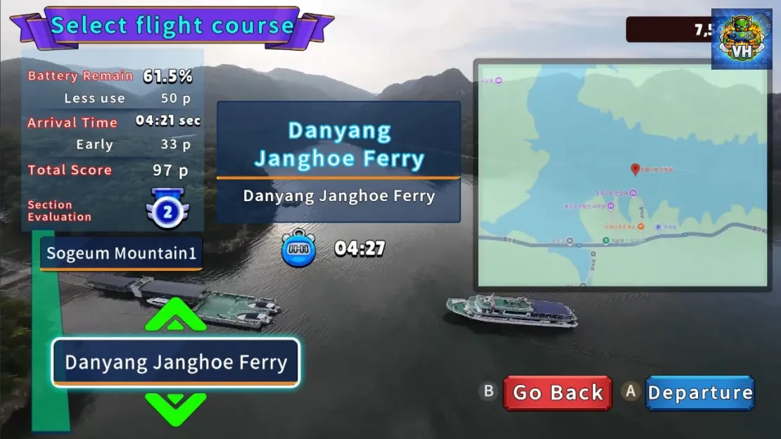 Korean Drone Flying Tour Danyang-gun Nintendo Switch - ảnh màn hình 1