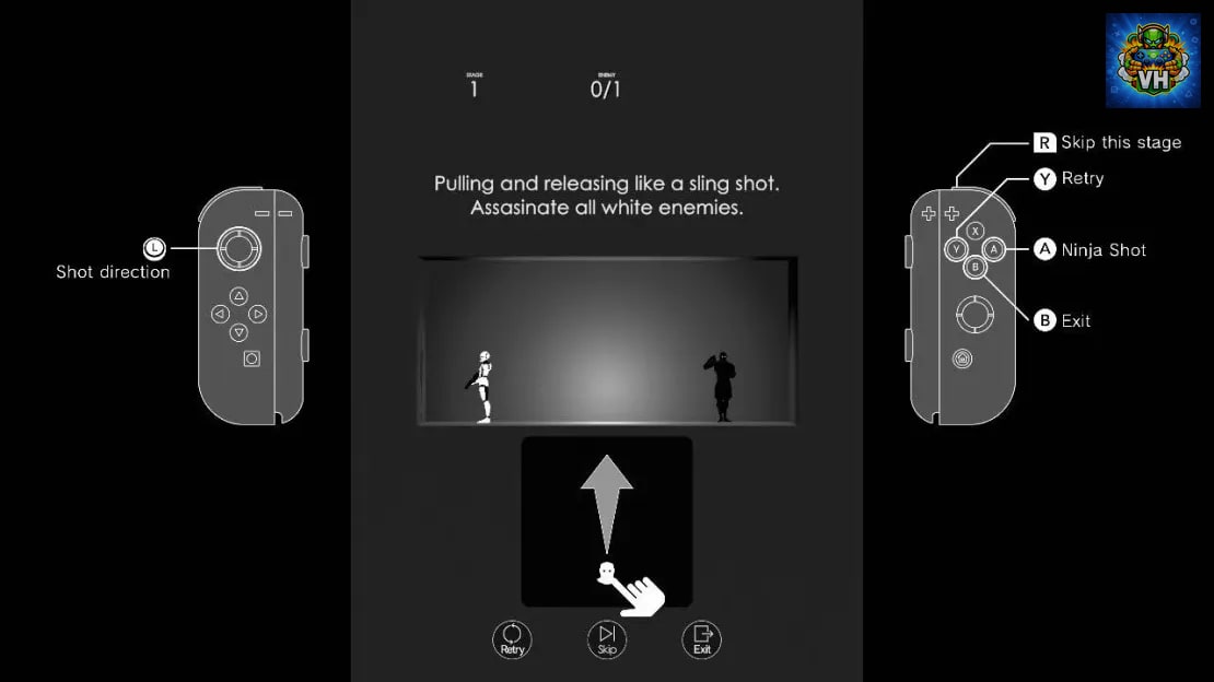 Shadows Bounce Once Nintendo Switch - ảnh màn hình 1