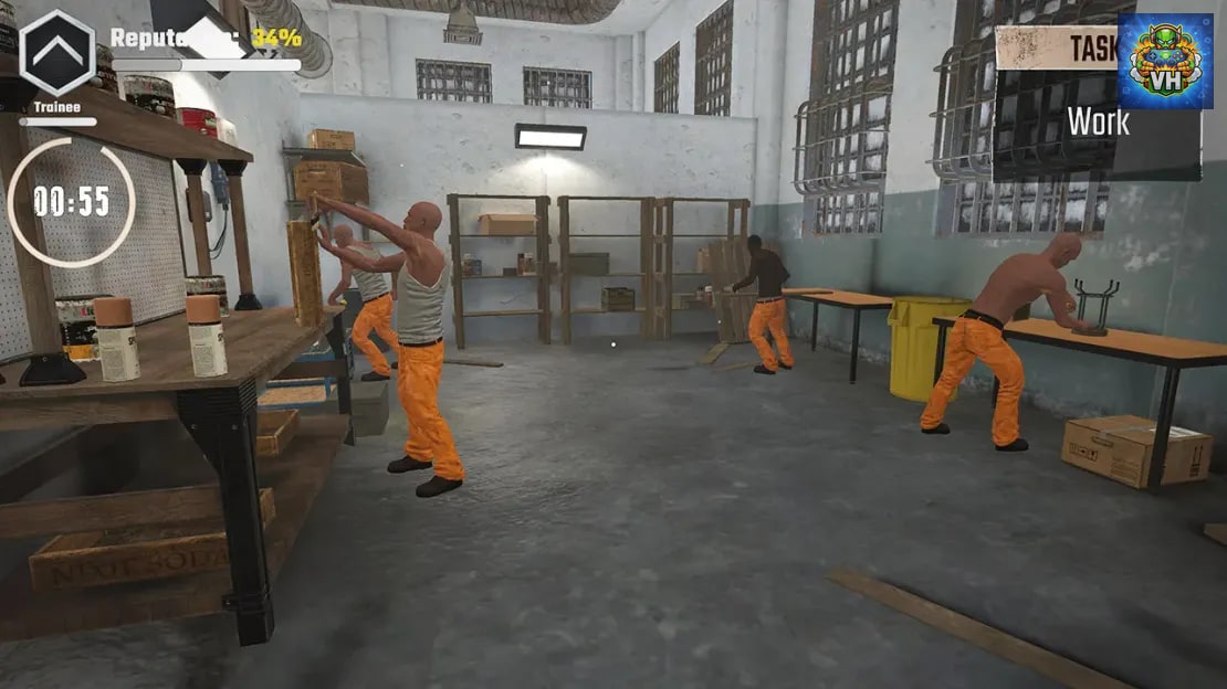 Prison Guard: Warden Simulator Nintendo Switch - ảnh màn hình 6