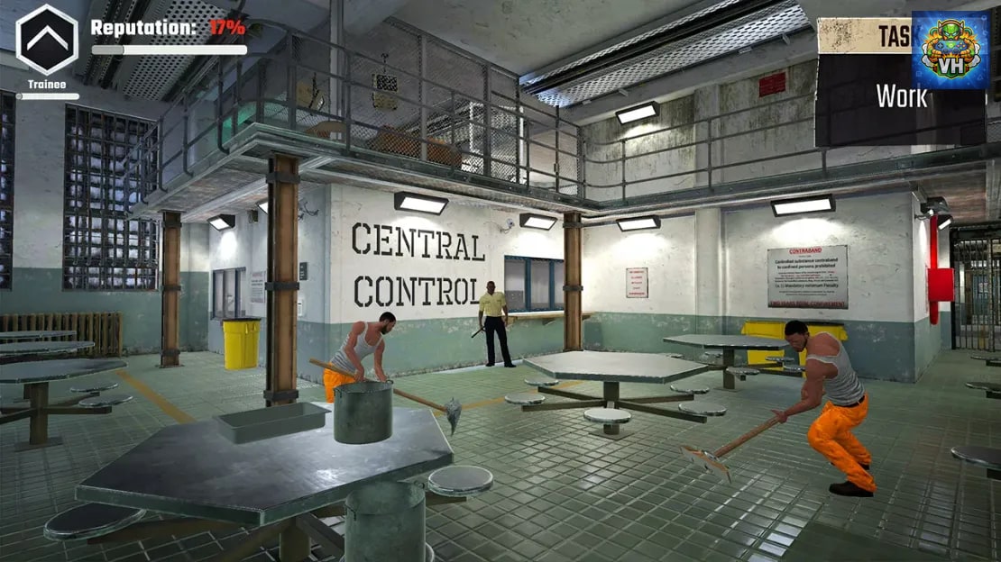 Prison Guard: Warden Simulator Nintendo Switch - ảnh màn hình 3