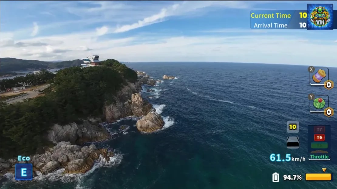 Korean Drone Flying Tour Gangneung City Nintendo Switch - ảnh màn hình 10