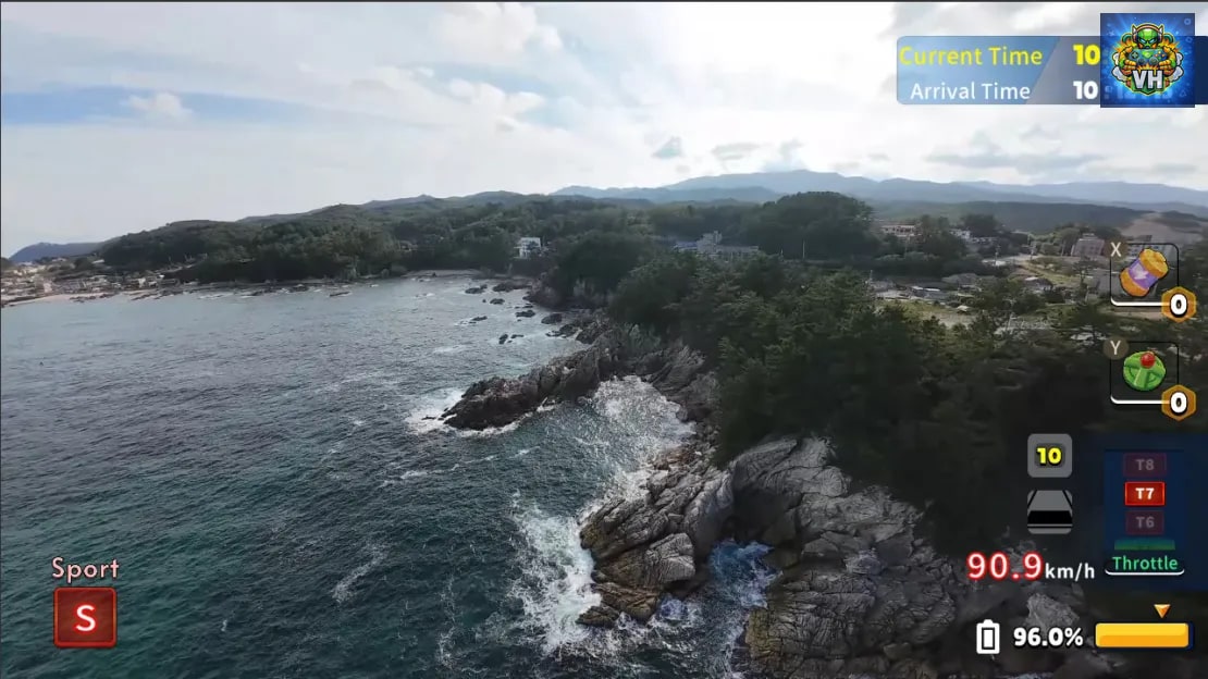 Korean Drone Flying Tour Gangneung City Nintendo Switch - ảnh màn hình 8