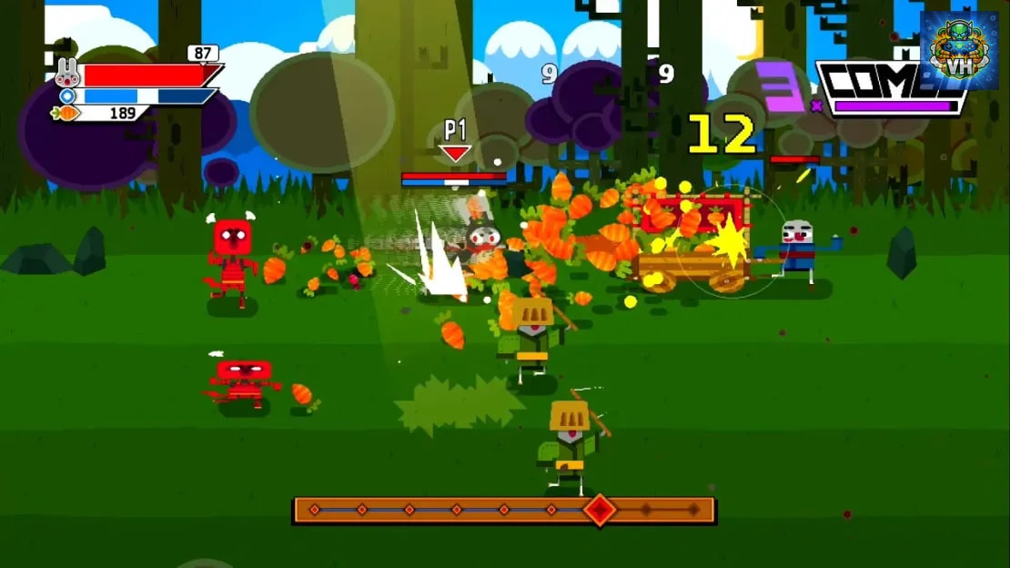 Ninjin: Clash of Carrots Nintendo Switch - ảnh màn hình 8