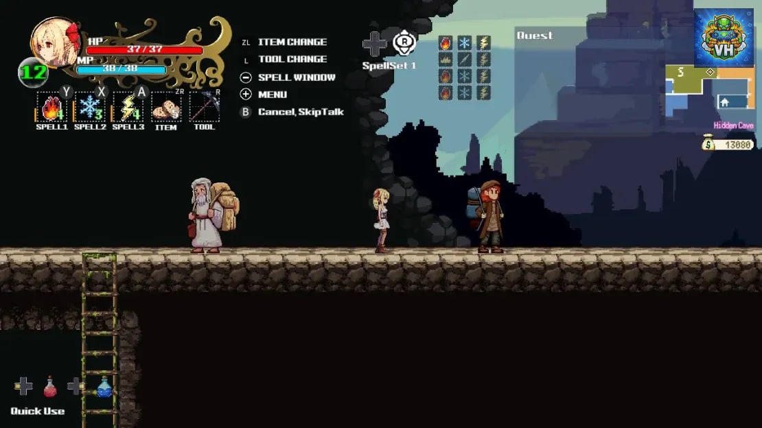 Witchroid Vania: A Magical Girl’s Fantastical Adventures Nintendo Switch - ảnh màn hình 8