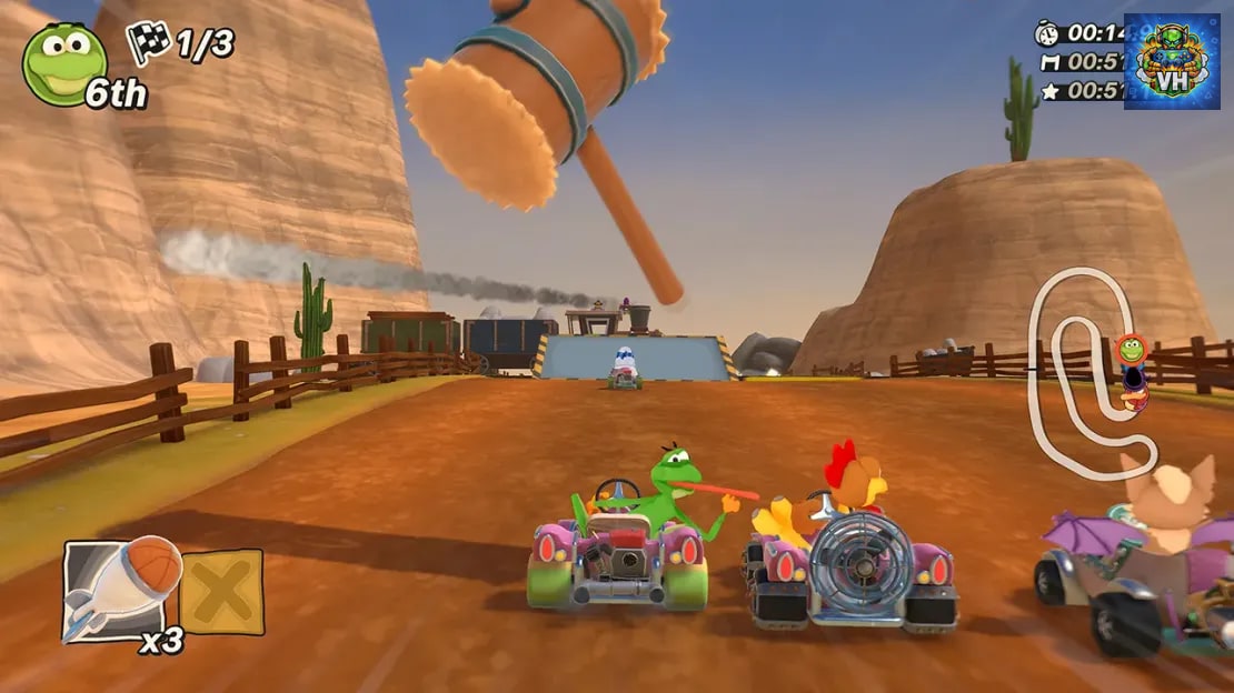 Moorhuhn Kart 4 Nintendo Switch - ảnh màn hình 2