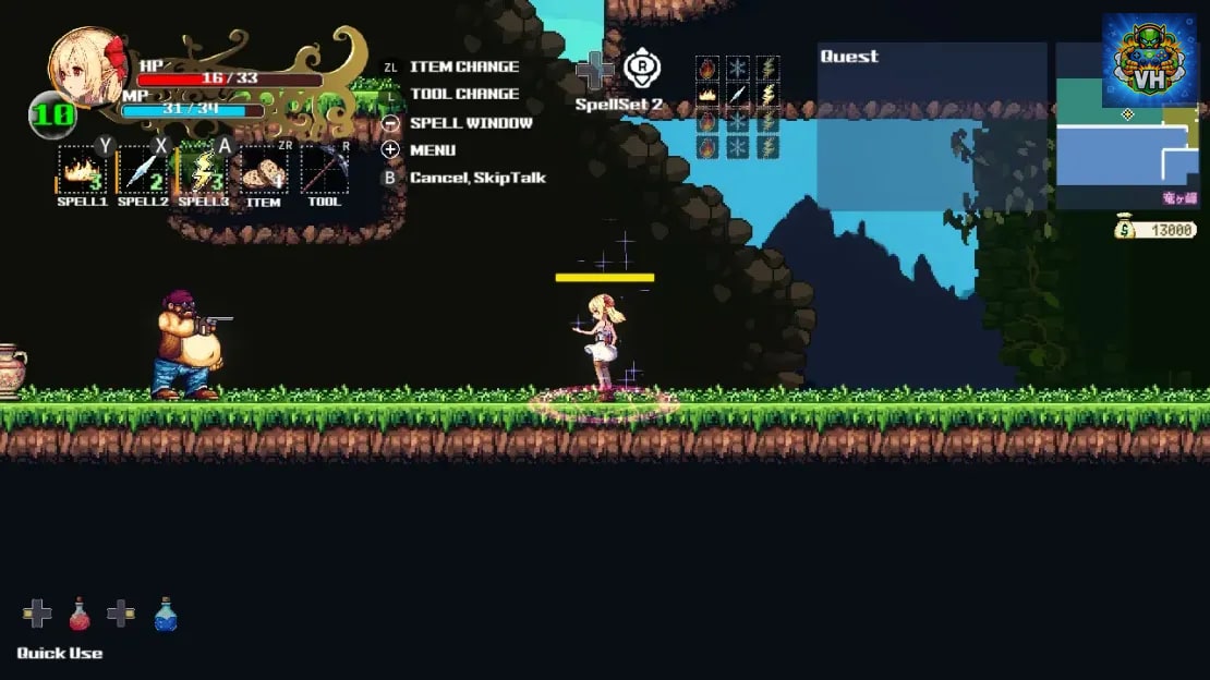 Witchroid Vania: A Magical Girl’s Fantastical Adventures Nintendo Switch - ảnh màn hình 9