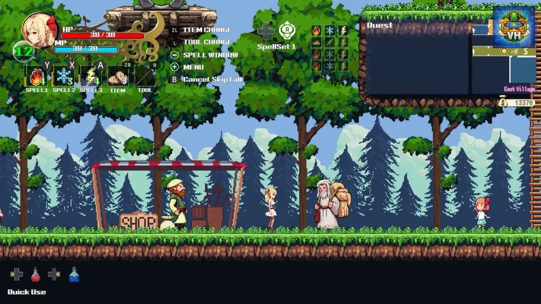 Witchroid Vania: A Magical Girl’s Fantastical Adventures Nintendo Switch - ảnh màn hình 10