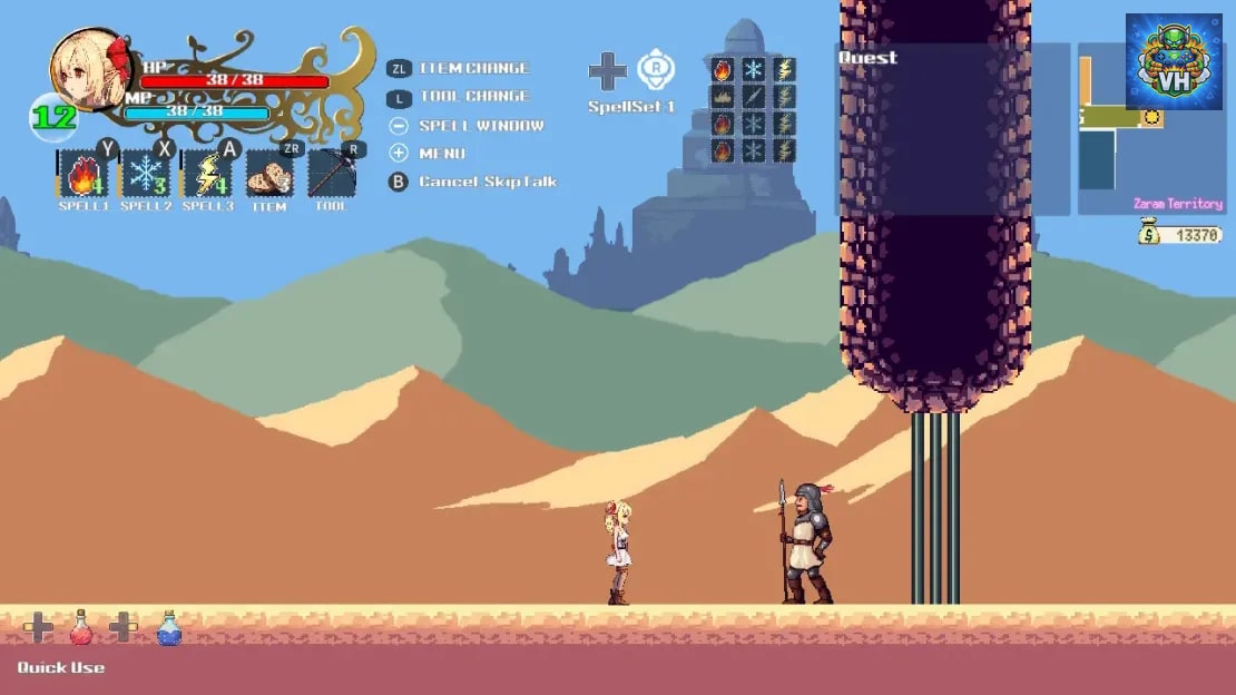 Witchroid Vania: A Magical Girl’s Fantastical Adventures Nintendo Switch - ảnh màn hình 12