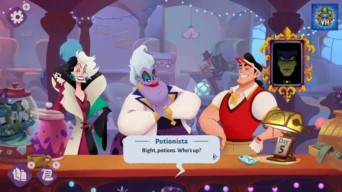 Disney Villains Cursed Café Nintendo Switch - ảnh màn hình 6