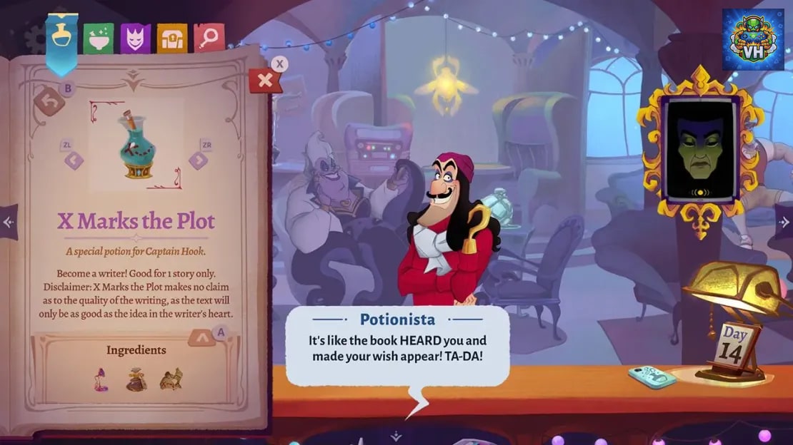 Disney Villains Cursed Café Nintendo Switch - ảnh màn hình 5