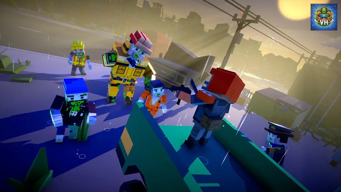 Zombie Blocks Pixel Shooter Gun Nintendo Switch - ảnh màn hình 2