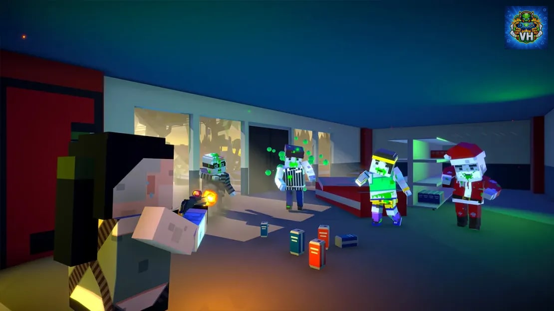 Zombie Blocks Pixel Shooter Gun Nintendo Switch - ảnh màn hình 5