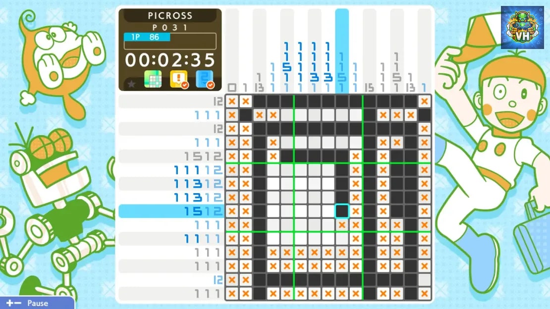 PICROSS S Doraemon & F Characters edition Nintendo Switch - ảnh màn hình 2