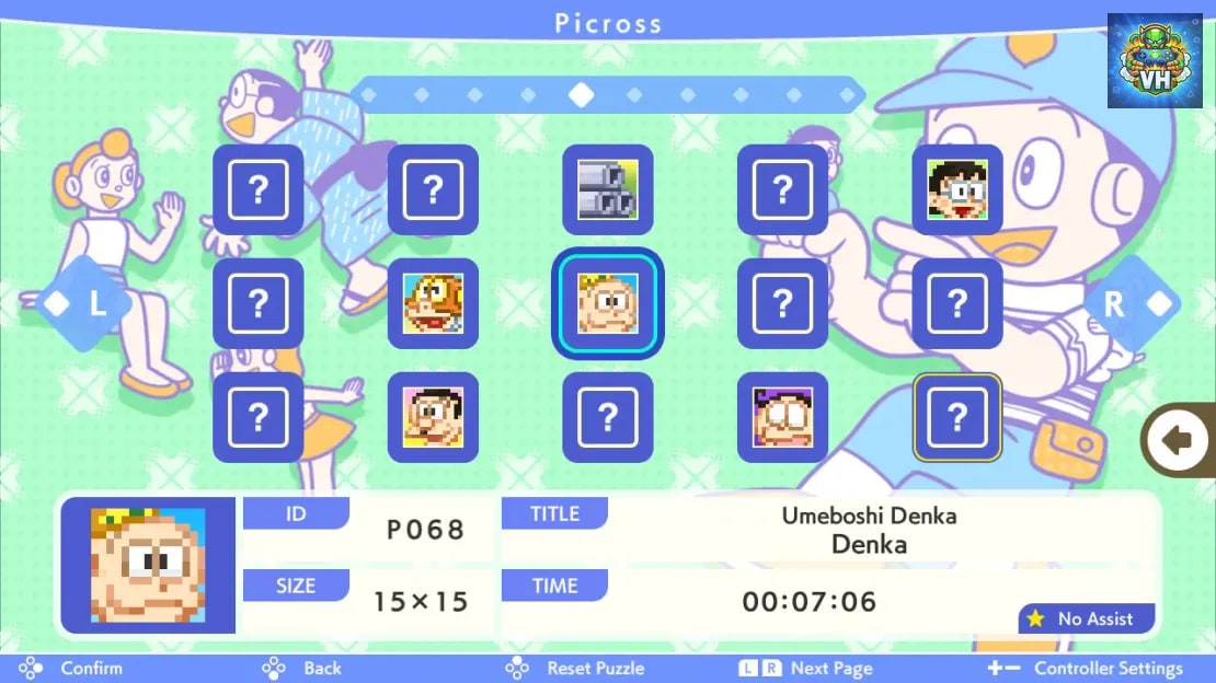PICROSS S Doraemon & F Characters edition Nintendo Switch - ảnh màn hình 4