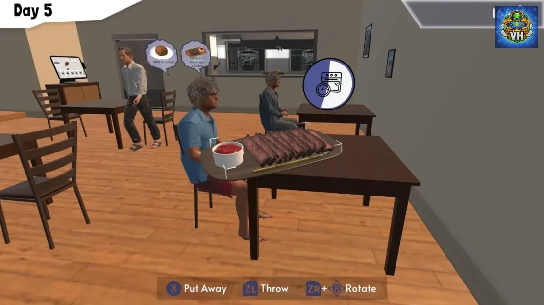 Restaurant Cooking Simulator Nintendo Switch - ảnh màn hình 1