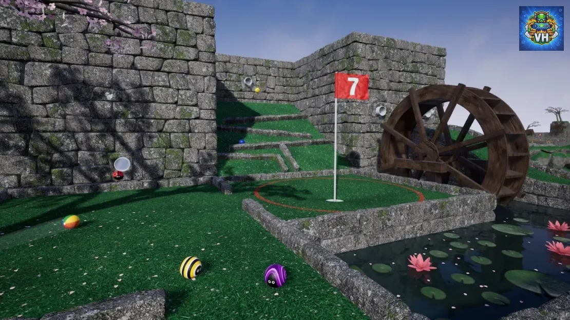 Golfing in Aether Nintendo Switch - ảnh màn hình 2