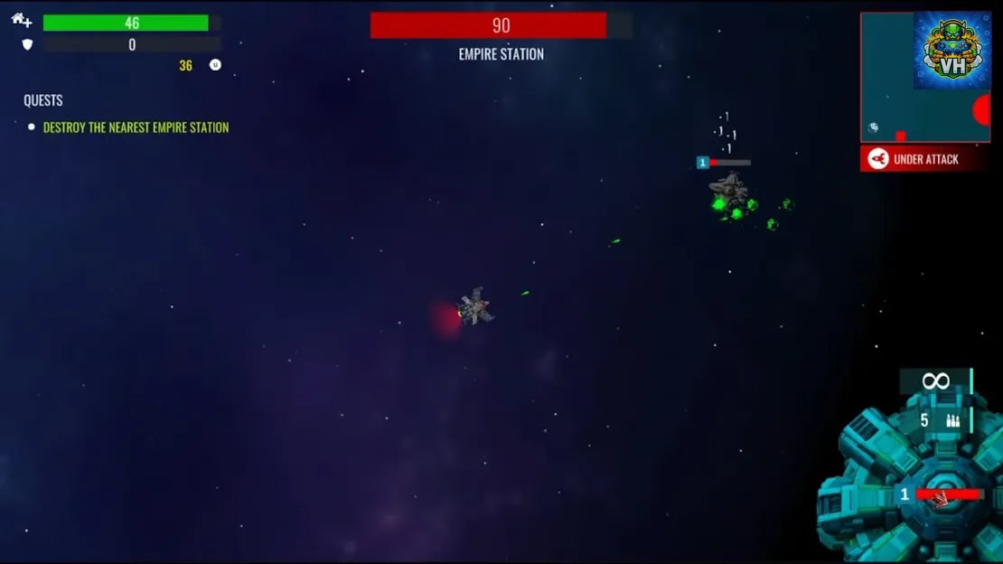 Space Battle Nintendo Switch - ảnh màn hình 5