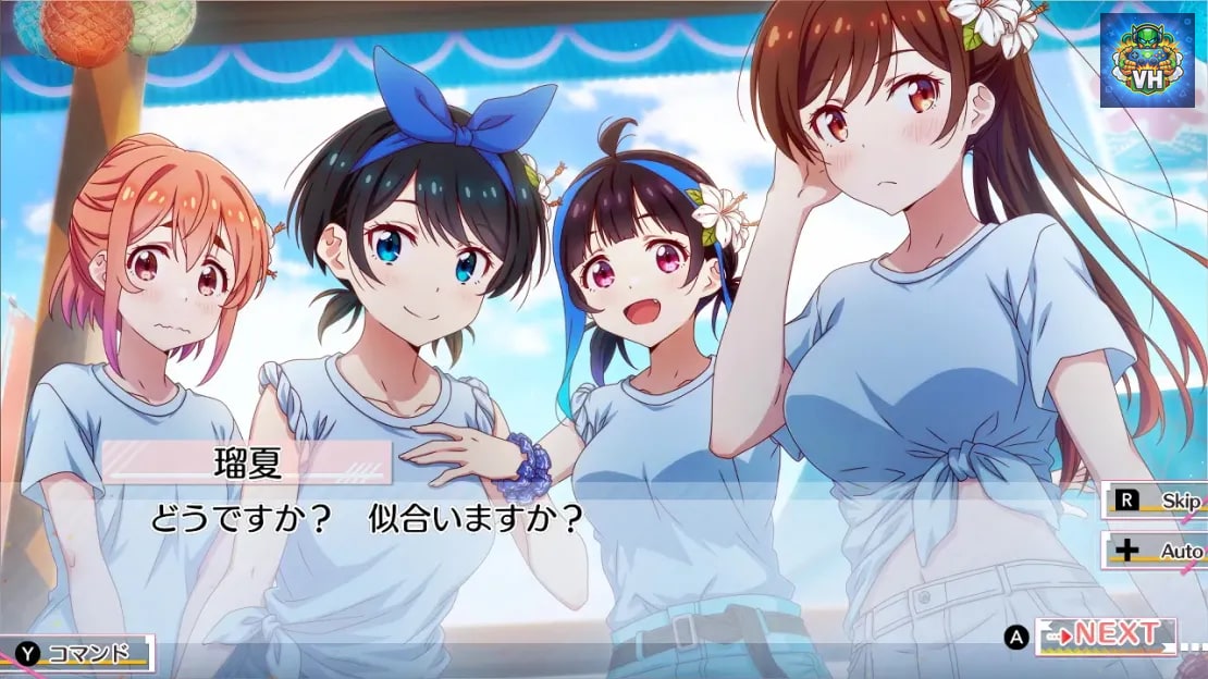 Kanojo Okarishimasu Suiheisen to Mizugi no Kanojo Nintendo Switch - ảnh màn hình 5