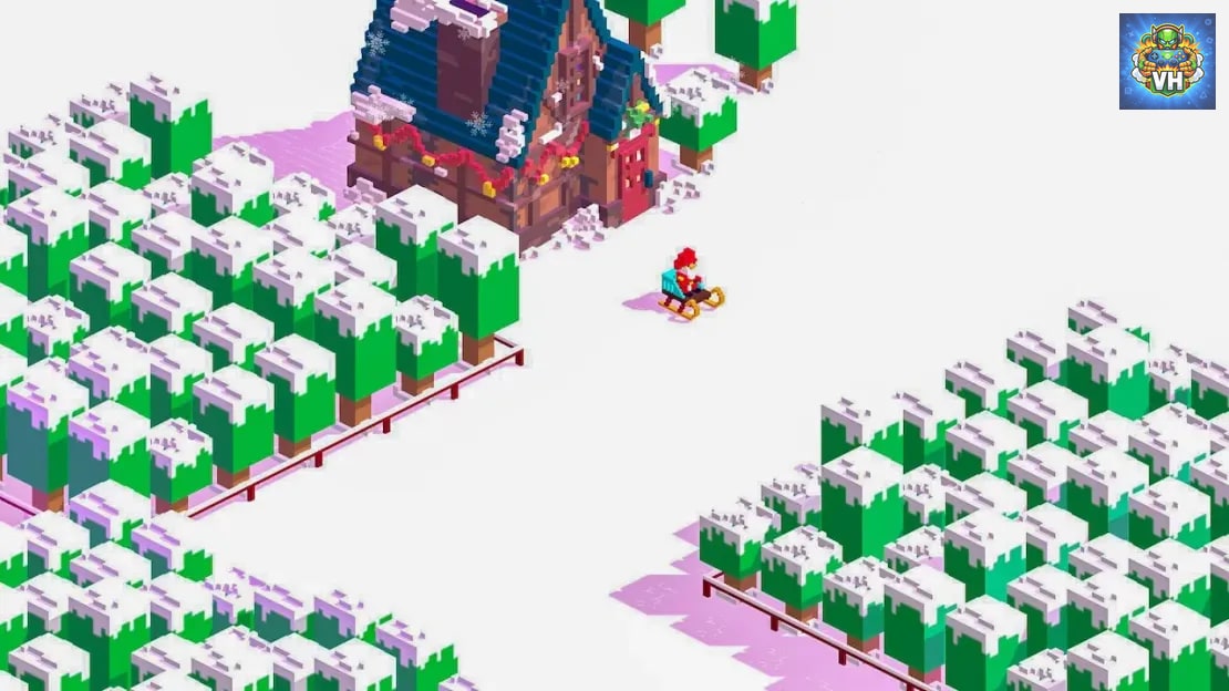 Retro Santa Run Nintendo Switch - ảnh màn hình 4
