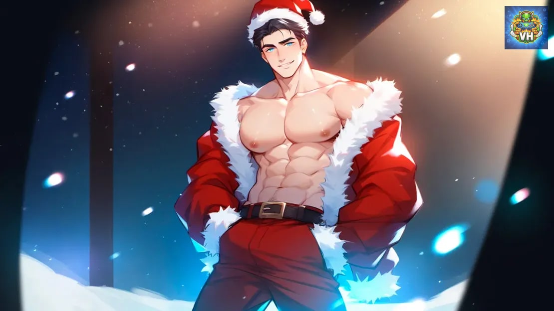 Anime Boys Dating: The night before Christmas and the tree Nintendo Switch - ảnh màn hình 7