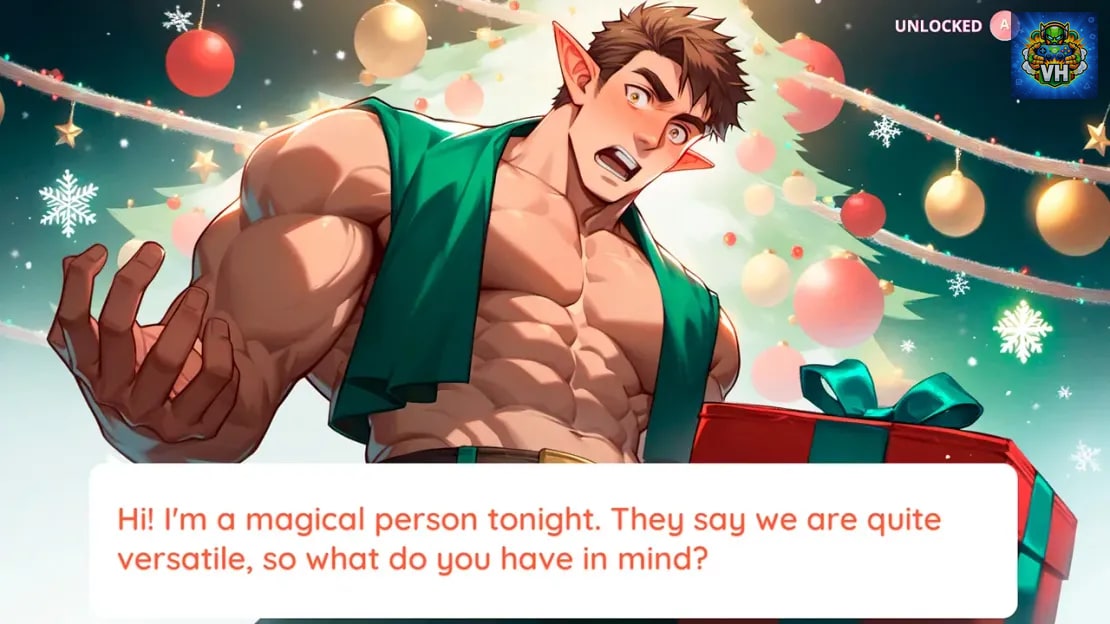 Anime Boys Dating: The night before Christmas and the tree Nintendo Switch - ảnh màn hình 5