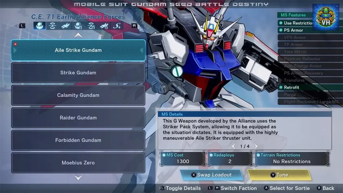 Mobile Suit Gundam SEED Battle Destiny Remastered Nintendo Switch - ảnh màn hình 1