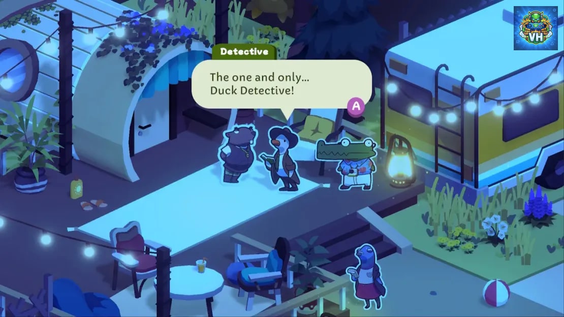 Duck Detective: The Ghost of Glamping Việt hóa Switch - ảnh màn hình 6
