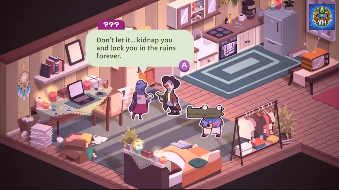 Duck Detective: The Ghost of Glamping Việt hóa Switch - ảnh màn hình 5