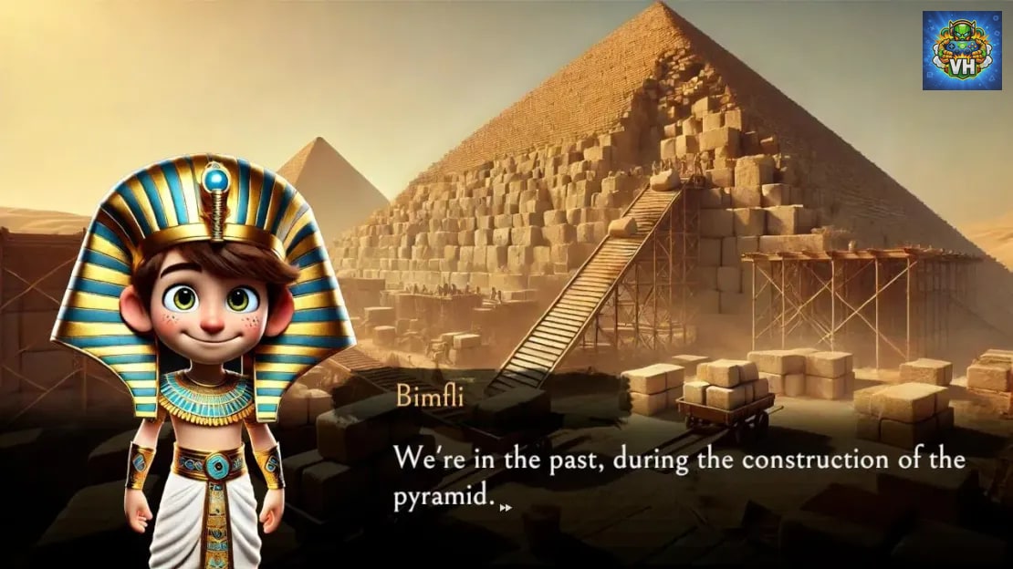 Bimfli & His Time Travels: Egypt Nintendo Switch - ảnh màn hình 3
