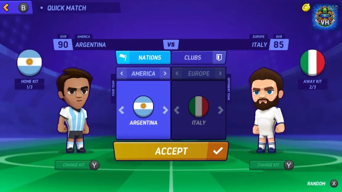 Football Mini Soccer Stars Nintendo Switch - ảnh màn hình 2