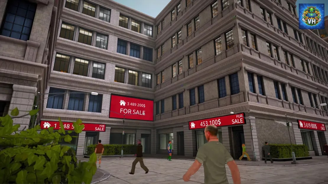 REAL ESTATE Simulator – FROM BUM TO MILLIONAIRE Nintendo Switch - ảnh màn hình 1