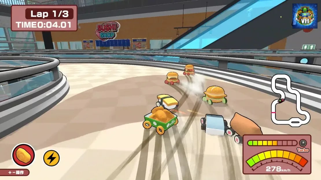 SUSHI vs BURGER Race Nintendo Switch - ảnh màn hình 1