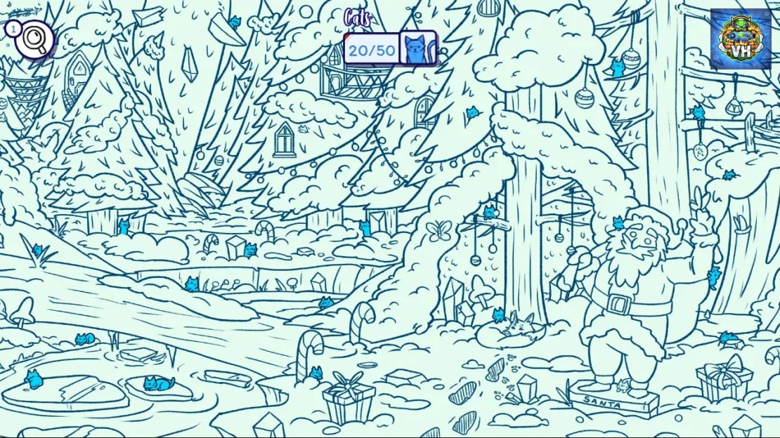 Hidden Cats in Santa’s Realm Nintendo Switch - ảnh màn hình 11