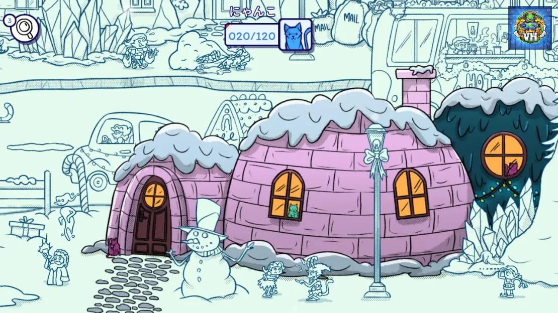 Hidden Cats in Santa’s Realm Nintendo Switch - ảnh màn hình 5