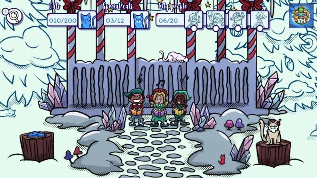 Hidden Cats in Santa’s Realm Nintendo Switch - ảnh màn hình 8