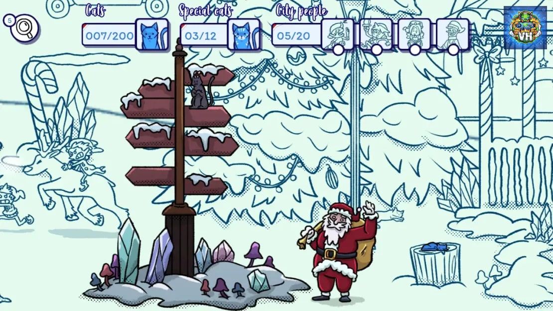 Hidden Cats in Santa’s Realm Nintendo Switch - ảnh màn hình 7