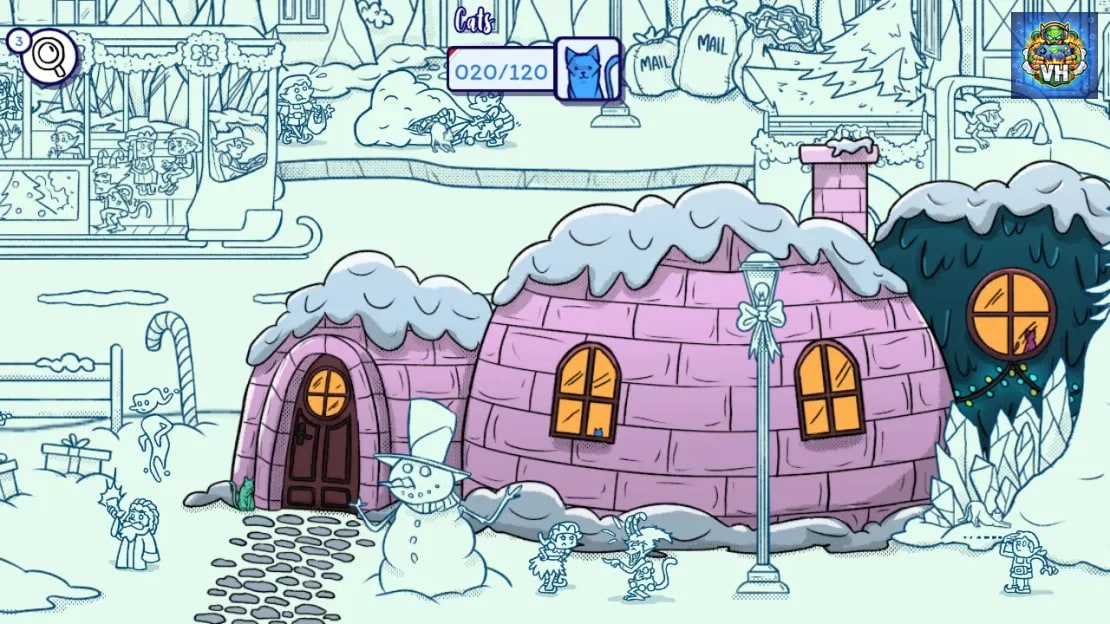 Hidden Cats in Santa’s Realm Nintendo Switch - ảnh màn hình 6