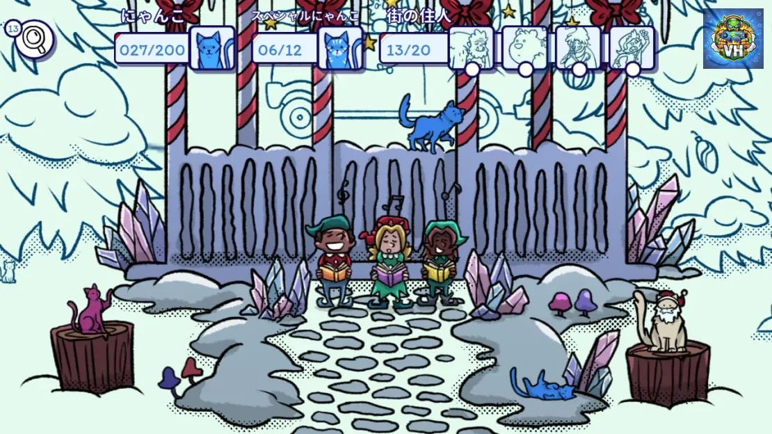 Hidden Cats in Santa’s Realm Nintendo Switch - ảnh màn hình 2