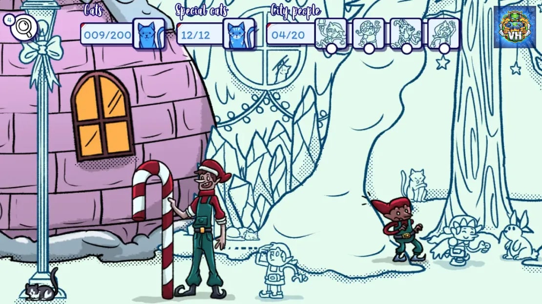 Hidden Cats in Santa’s Realm Nintendo Switch - ảnh màn hình 9