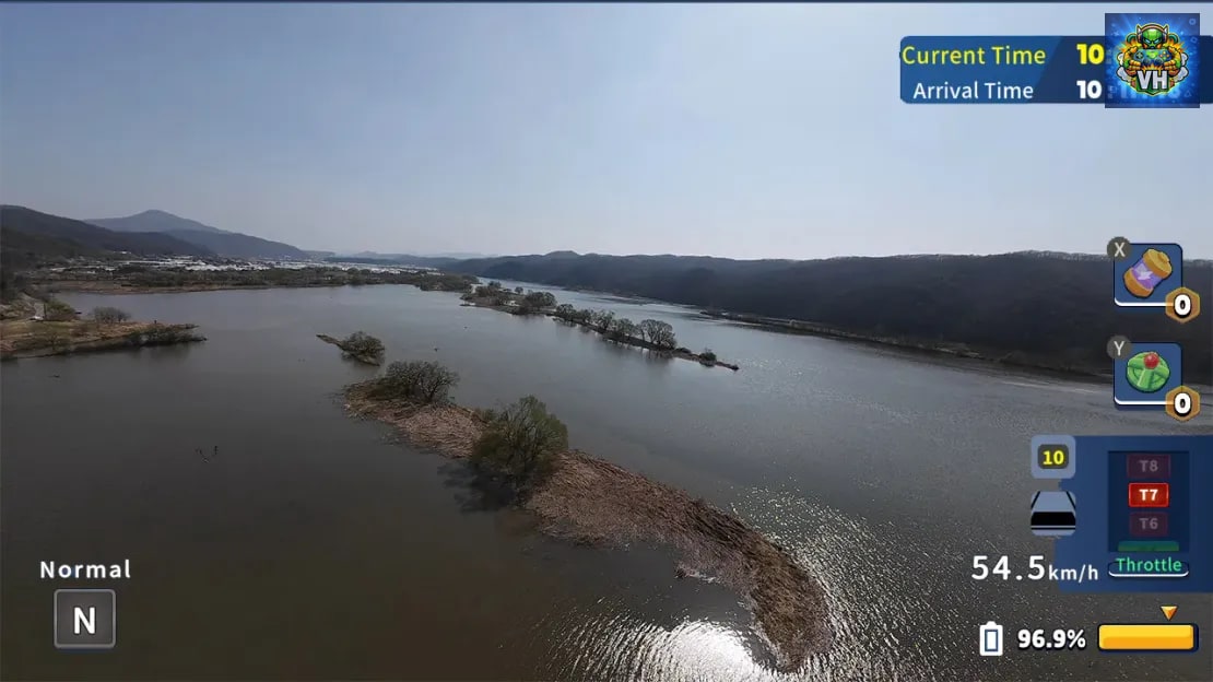 Korean Drone Flying Tour: Gwangju‑si Nintendo Switch - ảnh màn hình 1