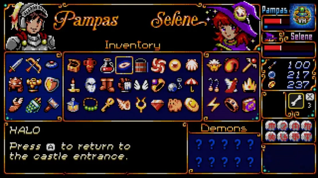 Pampas & Selene: The Maze of Demons Nintendo Switch - ảnh màn hình 2