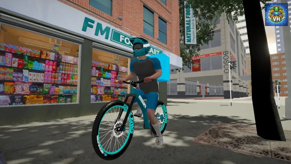 Food Courier: Bike Adventure Nintendo Switch - ảnh màn hình 3