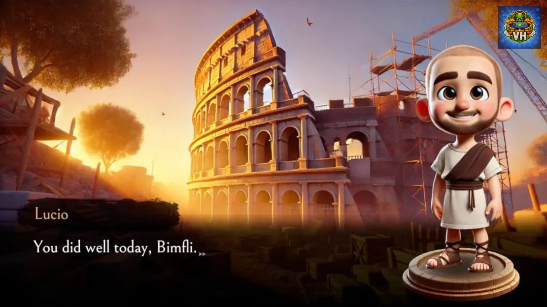 Bimfli & His Time Travels: Rome Nintendo Switch - ảnh màn hình 2