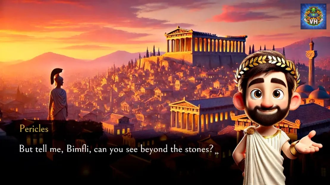 Bimfli and his Travels in Time: Greece Nintendo Switch - ảnh màn hình 3