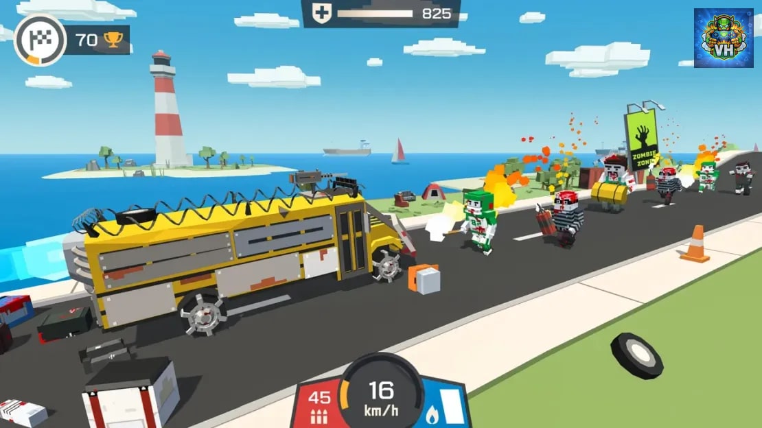 Zombie Derby: Pixel Survival Nintendo Switch - ảnh màn hình 5