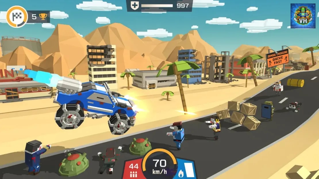 Zombie Derby: Pixel Survival Nintendo Switch - ảnh màn hình 1