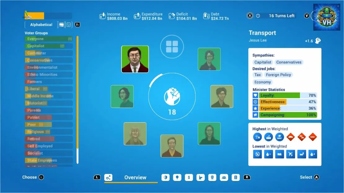 Democracy 4: Console Edition Nintendo Switch - ảnh màn hình 4